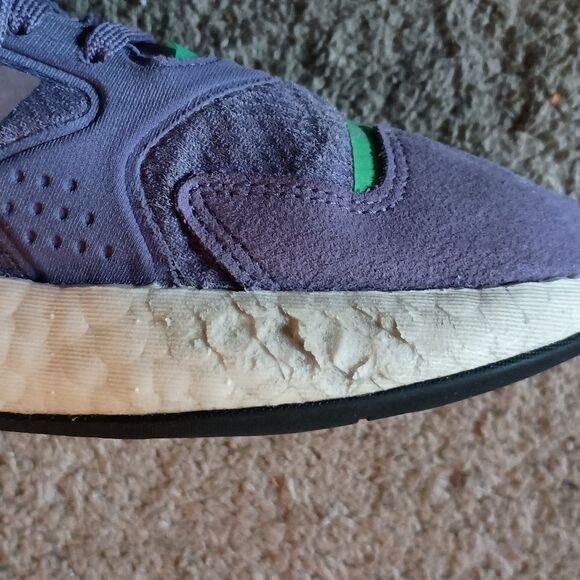 Adidas Day Jogger Running Sneakers Women's Size 5.5 Purple Green White FW4827 - Picture 2 of 8